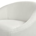 thumbnail image 3 of Willow 2pc Upholstered Woven Patio Armchair Set with Ottoman, Wheat Beige Axroma Olefin, 3 of 7