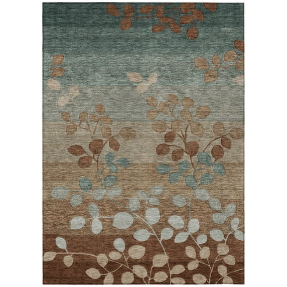 Dalyn Rugs Machine Washable Indoor/Outdoor Chantille Mocha 2'6" x 3'10" Rug
