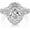 3.5, variant on 4 carat (ctw) oval moissanite engagement ring for women, platinum-plated gold ring, moissanite ring
