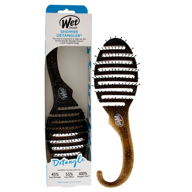 Shower Detangler Brush Black Glitter by Wet Brush for Unisex 1 Pc Hair Brush Walmart Canada
