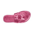 thumbnail image 2 of Wavsuf Slides for Women Solid Beach Casual Summer Hot Pink Slides Slippers Size 7, 2 of 8