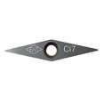 thumbnail image 2 of Authentic Easy Wood Tools Ci7 Diamond Shaped Replacement Carbide Cutter (12407) for Micro Easy Detailer Turning Tool, 2 of 3