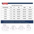thumbnail image 3 of Odeerbi Kids Boys Girls Lightweight Cardigan Cotton Shrug Sweater Cropped Knit Outerwear 1-6 Years Kids Striped Loose Button V-neck Long Sleeve Cardigan Kids Clothes Beige, 3 of 5