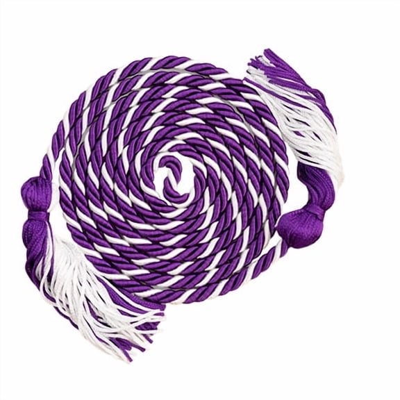 Honors Graduation Academic Honor Cord |(Purple/White Mixed)
