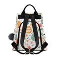 thumbnail image 2 of FORMRS Women's Travel Backpack Purse Anti-Theft Hidden Pockets Casual Shoulder Bag, Floral Easter Eggs, 2 of 7