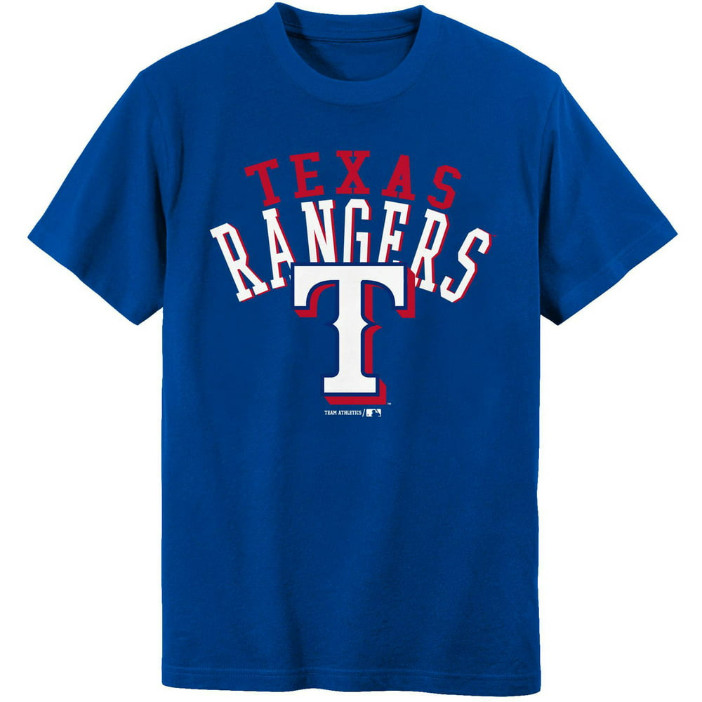 MLB - MLB Texas Rangers Boys 4-18 Short Sleeve Alternate Color Tee Team ...