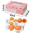 thumbnail image 2 of Alimentos de Juguete de Madera Huevos de Juego de Pretender HANSGO 6PCS para Niños, 2 of 7