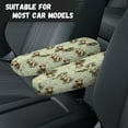 thumbnail image 3 of Yuyamidu Highland Cow Car Seat Arm Rest Cover Accessories Flower Vehicle Seat Armrest Protector for SUV Car Truck Elastic Car Armrest Cover Green Car Interior Decor, 3 of 7