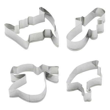 

4 Cookie Cutters Graduation Cookie Cutters Graduation Hat Diploma Graduation Dress Star Shaped Container Practice Cookie Mini Heart Shaped Cake Pans Dish Towels Mini Cookie Shapes Cookie Platter Set