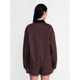 thumbnail image 3 of Madden NYC Women's Cotton Twill Bomber Jacket, Sizes XXS-XXL, 3 of 6