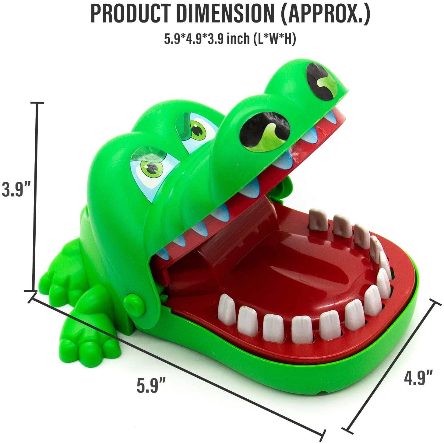 Funny Big Crocodile Mouth Dentist Bite Finger Toy Family Game For Kids Xmas Gift 