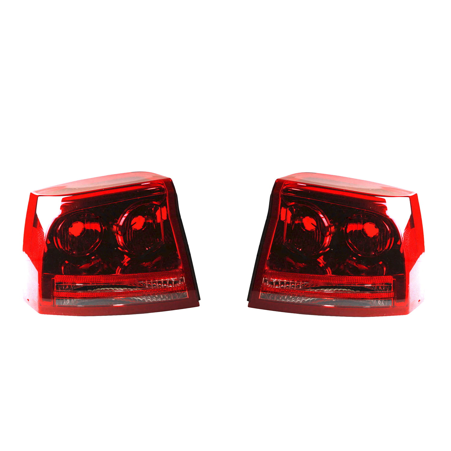 NEW PAIR OF TAIL LIGHTS FITS DODGE CHARGER 2006 2007 2008 CH2819105 CH2818105 5174407AA 5174406AA 