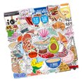 thumbnail image 2 of Yuarrent 50 Uds. Pegatinas de grafiti con frases inspiradoras en inglés, impermeables, para maleta, portátil, Scooter, refrigerador, pegatinas para Decoración del hogar vides vid Yuarrent HA003803-07, 2 of 6