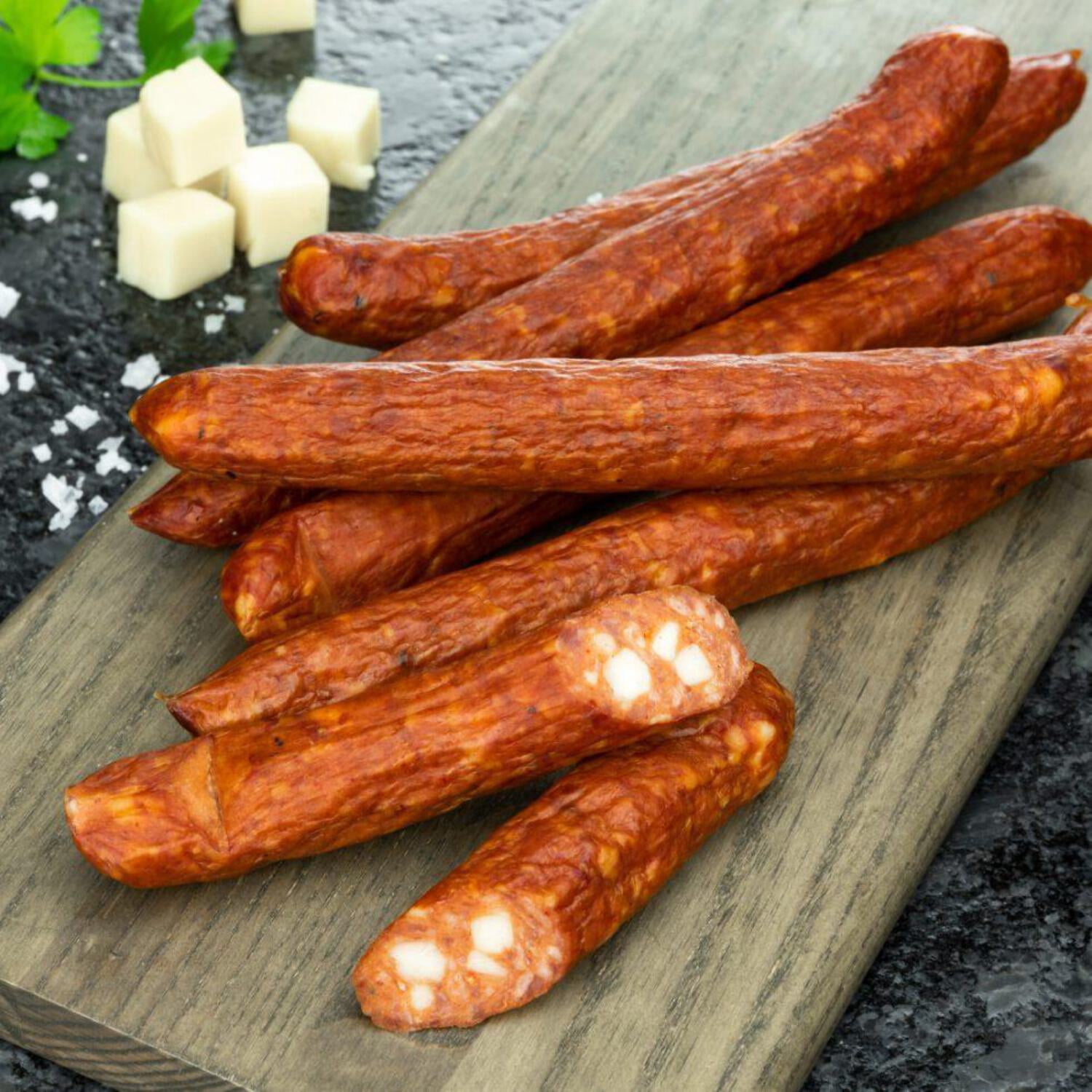 (2 pack) Bridgford Real Pepperoni Snack Sticks, 6 oz (8 Count Multipack) – Premium Brand, Resealable Bag