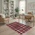 thumbnail image 2 of ODIKA Plaid Gingham Traditional Symmetrical Interlocking Balanced Layout for Playroom, Bedroom, Reading Nook, Pet Friendly & Kids Safe Play, 2 of 7
