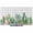 Gray, variant on TV Cover Indoor, Summer Botanical Stretch TV Dust Cover Television Screen Protector, Tropical Cactus Succulents Gray Plaid Elastic Polyester Display Covers, Monitor Slipcover for LED LCD TVs 40 Inch