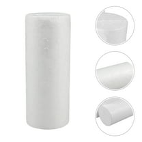 Soimiss Craft Foam Tubes in White, Multifunctional and Easy to Handle, 10Pcs