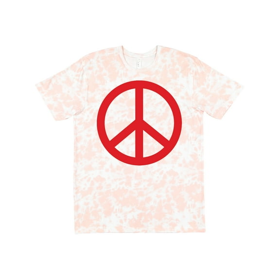 Inktastic Fun Red Peace Sign T-Shirt