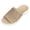 Brown, variant on Platform Sandals for Women Comfortable Chunky Open Toe Slip on Wedge Cute Vacation Rhinestone Summer Beach Glitter Slides Shoes Brown Size 6.5