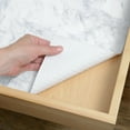 thumbnail image 3 of Con-Tact Brand Grip Prints Non-Adhesive Shelf & Drawer Liner, Carrara Marble, 18” x 4', 3 of 6