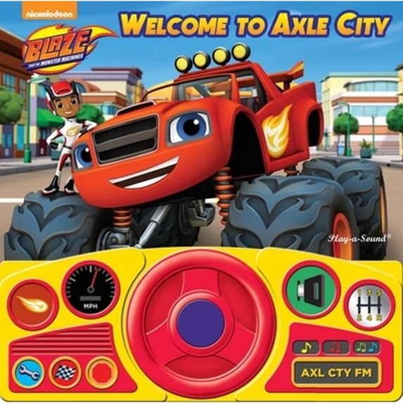 Pre-Owned Nickelodeon - Blaze and the Monster Machines Steering Wheel Sound Book - PI Kids