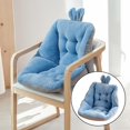 thumbnail image 6 of Rocking Cushion High Back Cushion Semi-Enclosed Egg Seat Cushion , Blue, 6 of 8