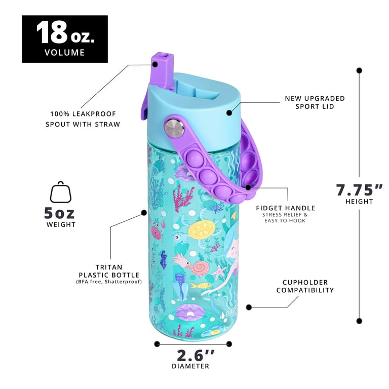 Funko Disney Aladdin Plastic Water Bottle New Kids 750ml Sparkly New Kids