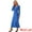Blue, variant on DARING DIVA Sweater Ribbed Knit Bodycon Long Maxi Fishtail Dress M Blue