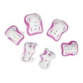 thumbnail image 1 of maskred Luminous Kid Skating Safety Protective Gear Pad Wrist Elbow Knee Pink 5Set, 1 of 6