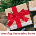 thumbnail image 4 of CIMAXIC Wedding 1 Roll Gift Ribbon: Polyester Wide Wrapping Ribbon For Gift Wrapping Diy Crafts Floral Arrangements - Wedding Holiday Party Embellishments Present Packaging Supply, 4 of 4
