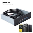 thumbnail image 3 of 4 panel Frontal de la Unidad Ócica de Puerto USB, enchufe y reproducción reproductiva de compatibilidad completa conveniente bahía de unidad Ócica para uso profesional para fines, 3 of 7