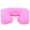 Pink, variant on opvise 1Pc Inflatable Travel Air Cushion Neck Rest U Shape Plane Flight Portable Pillow Pink