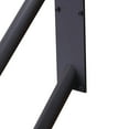 thumbnail image 6 of Metal Pipe Stair Handrail, 20" U-Shaped Wall Mount Staircase Handrail Railings for Step Bathroom Outdoor Black, 6 of 7