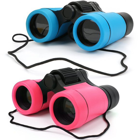 Binoculares Scotamalone para niños de 4 x 30 mm, a prueba de golpes, de 3 a 12 años