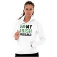 thumbnail image 3 of St Patricks I Love My Irish Husband Hoodie Sweatshirt Women Brisco Brands S, 3 of 5