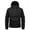 Black, variant on Youthup Men's Solid Color Breathable Hooded Jacket - Loose Fit Zip-Up Casual Outerwear