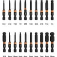 thumbnail image 2 of Ball End Hex Bit Set - Railer 2 Inch Impact Driver 20pc Hex Bit Set With A Bit Holder & Carabiner. Premium S2 Steel, Ideal For Furniture Screws, 2 of 7