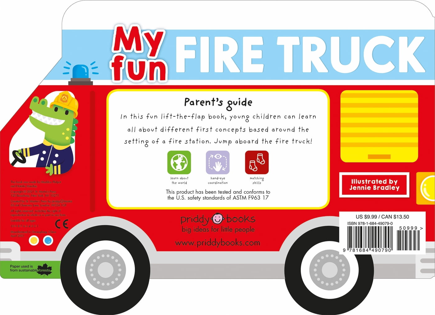 My Fun Flap Books My Fun Flap Book: My Fun Fire Truck, (Board Book)