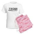 thumbnail image 6 of CafePress - 22@88 Women's Light Pajamas - Women's Short Sleeve Print T-Shirt and Pants Light Cotton Pajama Set, 6 of 7