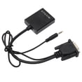 thumbnail image 1 of Audio Converter, Portable 1080P Video Adapter Lossless Sound Quality Easy Connection Dual Chip USB  for Computer  for Projector, 1 of 8