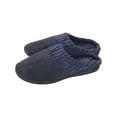 thumbnail image 2 of SLM Men's Bedroom Slippers Non Skid Fur Lined House Shoe  Winter Christmas  Slides, 2 of 4