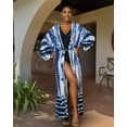 thumbnail image 5 of EDOLYNSA Swimwear Cover up for Women Long kimono Wrap Dress Summer Cardigan Swim Coverups, 5 of 7