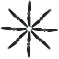 thumbnail image 2 of Hélices plegables 4730F de 4 pares con rayas blancas y estuche de almacenamiento para dron DJI SPARK, 2 of 4