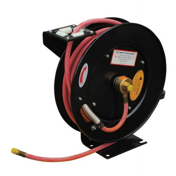 VESTIL Spring Driven Hose Reel 35 Ft 1/4 Dia VHR-35-44