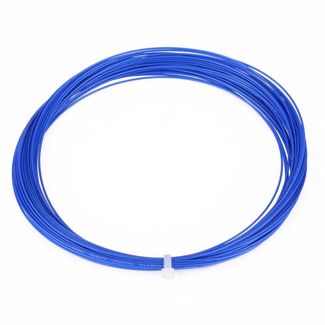 Cuerda de nailon resistente de 10 m para raqueta de bádminton de alta flexibilidad (azul)