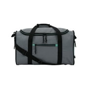 Protg 20" Collapsible Polyester Sport and Travel Duffel Bag, Gray