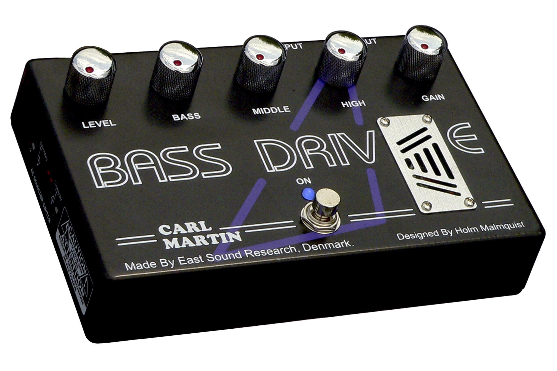 Carl Martin Bass Drive Tube Pre Amp Bass Effects Pedal