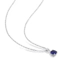 thumbnail image 3 of Everly Women's Created Sapphire Sterling Silver Jewelry Set, 3 of 5