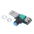 thumbnail image 2 of Herwey USB Fan Speed Control Board,USB Fan Speed Controller Volume Control Adjust Board Speed Adjustment Low Noise Module,USB Fan Regulator, 2 of 8