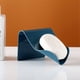 thumbnail image 1 of Ahorrador de jabón compacto, soporte para jabón con drenaje automático inclinado para un drenaje rápido, diseño de gran adherencia, multifuncional para varios espacios (azul), 1 of 5